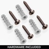 image:imagemDesign Metal Towel Shelves  Towel Rack for The Bathroom with 6 Compartments  Practical Bathroom Accessories for Both Large and Small Towels  BronzeBronze