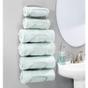 image:imagemDesign Metal Towel Shelves  Towel Rack for The Bathroom with 6 Compartments  Practical Bathroom Accessories for Both Large and Small Towels  BronzeLight Gray