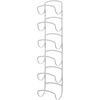 image:imagemDesign Metal Towel Shelves  Towel Rack for The Bathroom with 6 Compartments  Practical Bathroom Accessories for Both Large and Small Towels  BronzeLight Gray