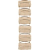 image:imagemDesign Metal Towel Shelves  Towel Rack for The Bathroom with 6 Compartments  Practical Bathroom Accessories for Both Large and Small Towels  BronzeSoft Brass