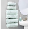 image:imagemDesign Metal Towel Shelves  Towel Rack for The Bathroom with 6 Compartments  Practical Bathroom Accessories for Both Large and Small Towels  BronzeWhite