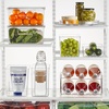 image:imagemDesign Plastic Tall Food Storage Organization Container Bin with Handles for Kitchen Pantry Cabinet FridgeFreezer Countertop  Organizer for SnacksAppliances Ligne Collection 4 Pack Clear10 x 65 x 8 Pack of 4
