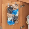 image:imagemDesign Steel Hanging Cabinet Storage Organizer Holder for Kitchen Pantry  Holds Plastic Sandwich Garbage Grocery and Trash Bags Wrap Foil Pack  Spira Collection  BlackChrome