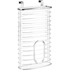 image:imagemDesign Steel Hanging Cabinet Storage Organizer Holder for Kitchen Pantry  Holds Plastic Sandwich Garbage Grocery and Trash Bags Wrap Foil Pack  Spira Collection  BlackChrome