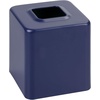 image:imagemDesign Steel Square Tissue Box Cover Modern Facial Tissue Holder for Bathroom Vanity Countertops Bedroom Dressers Night Stands Desks Office and Tables  Unity Collection  SatinMatte Navy