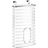 image:imagemDesign Steel Hanging Cabinet Storage Organizer Holder for Kitchen Pantry  Holds Plastic Sandwich Garbage Grocery and Trash Bags Wrap Foil Pack  Spira Collection  BlackChrome