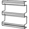 image:imagemDesign Metal Wall Mount Kitchen Spice Bottle Rack Holder Food Storage Organizer for Cabinet Cupboard Pantry Shelf  Holds Spices Jars Baking Supplies Cans 3 Tier  Black