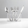 image:imagemDesign Plastic Cutlery Storage Organizer Bin for Kitchen Cabinet PantryHome  Holds Forks Knives Spoons  3 Section  Indoor or Outdoor Use  Clear