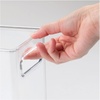 image:imagemDesign Plastic Modern Kitchen Pantry Food Storage Container Bin w Handles  Cabinet FridgeFreezer Countertop Organizer  SnacksDrinkAppliances Ligne Collection Clear 10x10x775 Pack of 110 x 5 x 8 Pack of 2