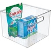image:imagemDesign Plastic Modern Kitchen Pantry Food Storage Container Bin w Handles  Cabinet FridgeFreezer Countertop Organizer  SnacksDrinkAppliances Ligne Collection Clear 10x10x775 Pack of 110 x 10 x 775 Pack of 1