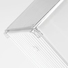 image:imagemDesign Plastic Modern Kitchen Pantry Food Storage Container Bin w Handles  Cabinet FridgeFreezer Countertop Organizer  SnacksDrinkAppliances Ligne Collection Clear 10x10x775 Pack of 110 x 5 x 8 Pack of 2
