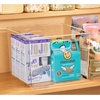 image:imagemDesign Plastic Modern Kitchen Pantry Food Storage Container Bin w Handles  Cabinet FridgeFreezer Countertop Organizer  SnacksDrinkAppliances Ligne Collection Clear 10x10x775 Pack of 110 x 10 x 775 Pack of 1