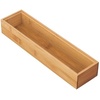 image:imagemDesign Wooden Bamboo Drawer Organizer  15 Long Stackable Storage Box Tray for Kitchen DrawersCabinet  Utensil Silverware Spatula and Flatware Holder  Echo Collection  2 Pack Natural Wood