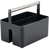 image:imagemDesign Shower Caddy Storage  Plastic Organizer  Light PinkRose GoldBlackBrushed