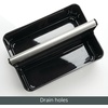 image:imagemDesign Shower Caddy Storage  Plastic Organizer  Light PinkRose GoldBlackBrushed