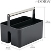 image:imagemDesign Shower Caddy Storage  Plastic Organizer  Light PinkRose GoldBlackBrushed