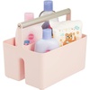 image:imagemDesign Shower Caddy Storage  Plastic Organizer  Light PinkRose GoldLight PinkSatin