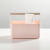 image:imagemDesign Shower Caddy Storage  Plastic Organizer  Light PinkRose GoldLight PinkSatin