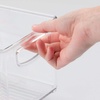 image:imagemDesign Plastic Storage Organizer Wide Container Bin with Handles for Bathroom Home Organization  Holds Vitamins Supplements Makeup Styling Tools  Ligne Collection  Clear