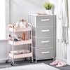 image:imagemDesign Plastic Storage Organizer Wide Container Bin with Handles for Bathroom Home Organization  Holds Vitamins Supplements Makeup Styling Tools  Ligne Collection  Clear
