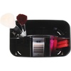 image:imagemDesign Small Plastic ShowerBath Storage Organizer Caddy Tote with Handle for Dorm Shelf Cabinet  Hold Soap Shampoo Conditioner Combs Brushes Lumiere Collection BlackBlack